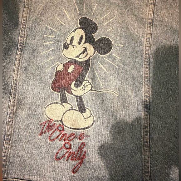 Disney Jackets & Blazers - Disney Parks Mickey Mouse Blue Jean Jacket